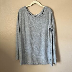 JAMES PERSE Gray Long Sleeve Sweatshirt